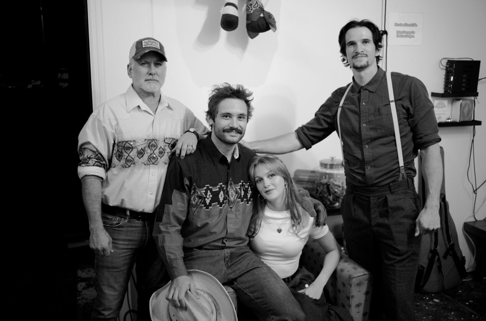 Fool for Love: the cast together backstage
